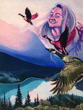 Where the Wild Goose Flies Print