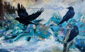 Wolf Birds Print