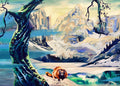 After Eyvind Earl In the Tetons Print