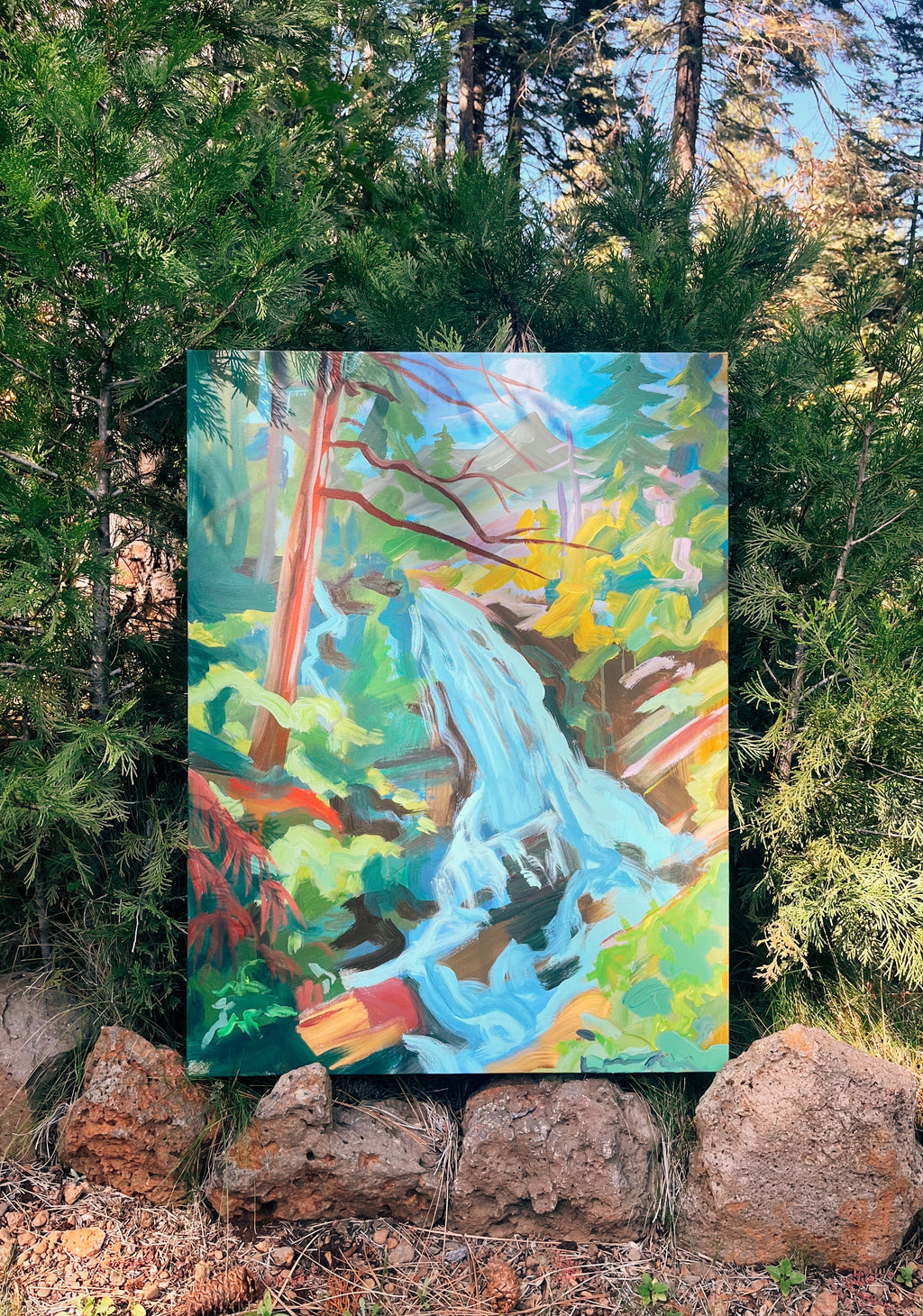 Backcountry Waterfall Print