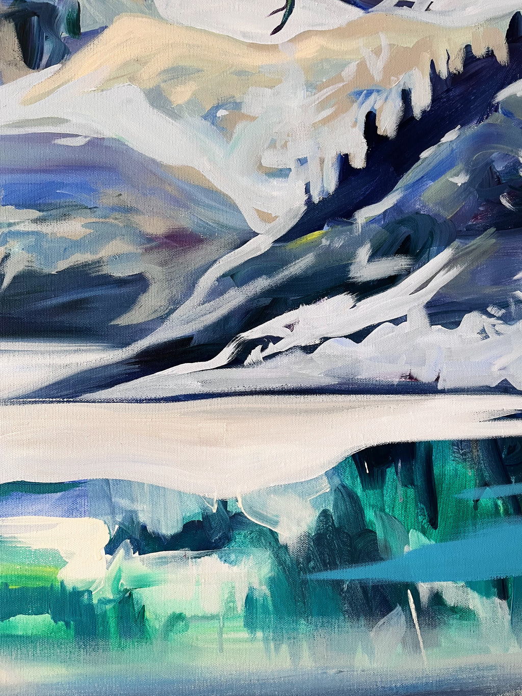 After Eyvind Earl In the Tetons Print