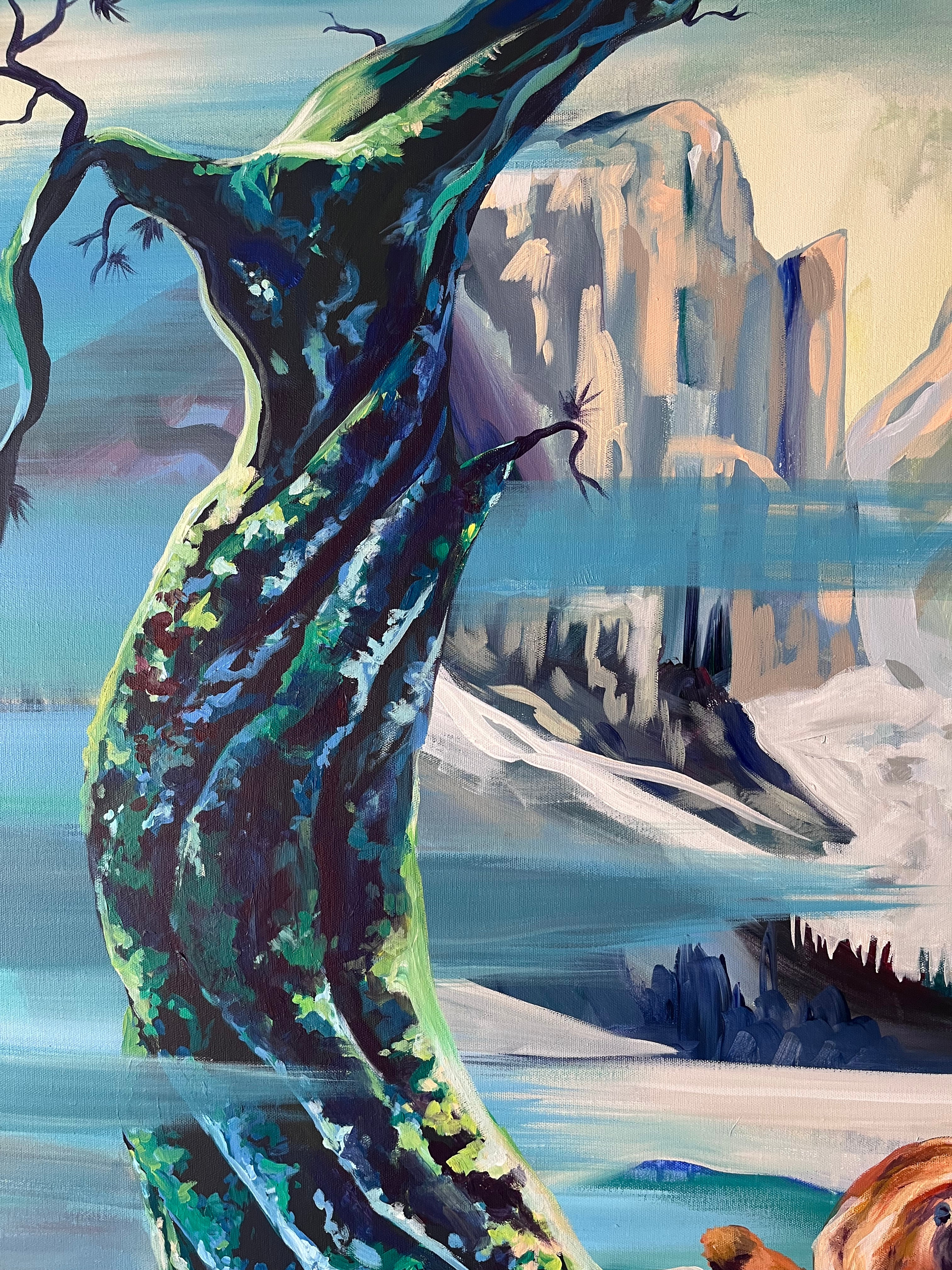 After Eyvind Earl In the Tetons Print