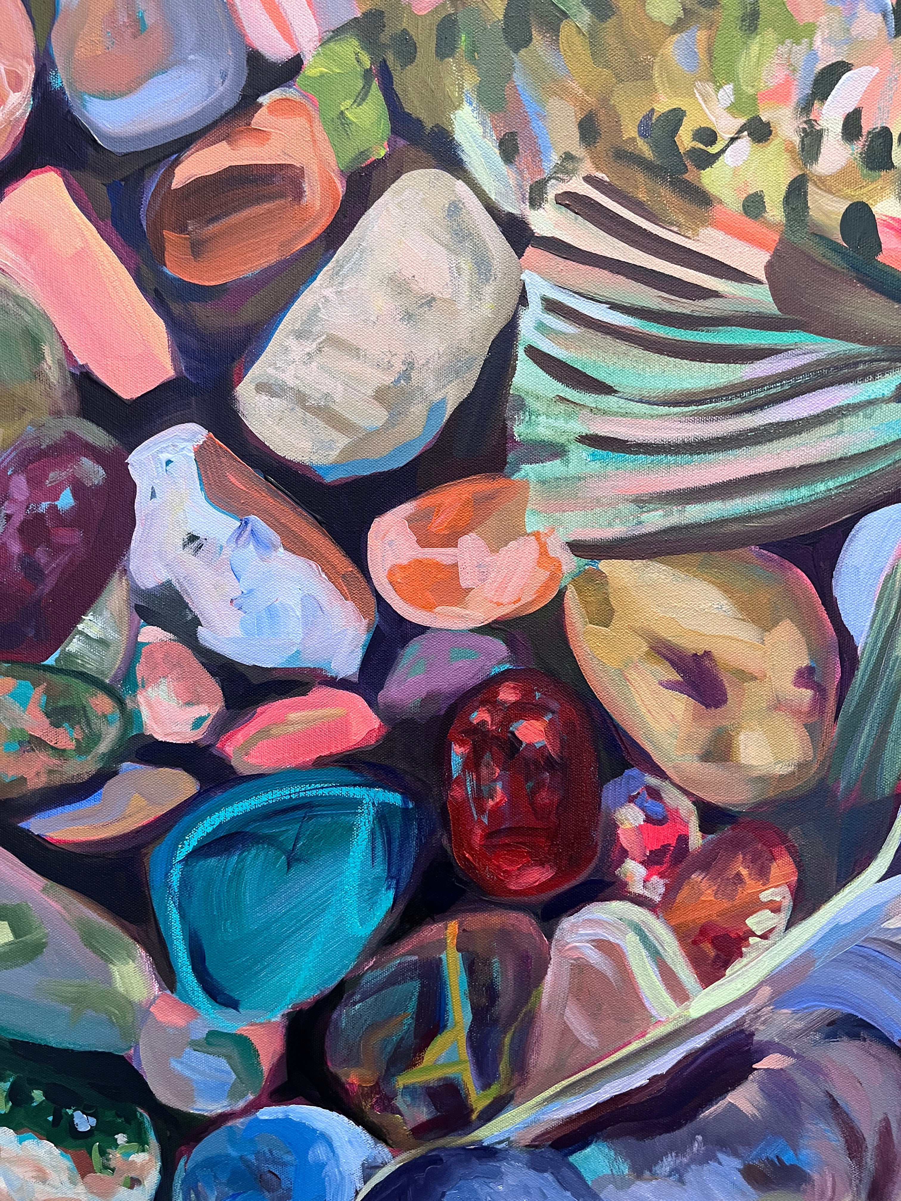 Visions of a Stream Bed Print