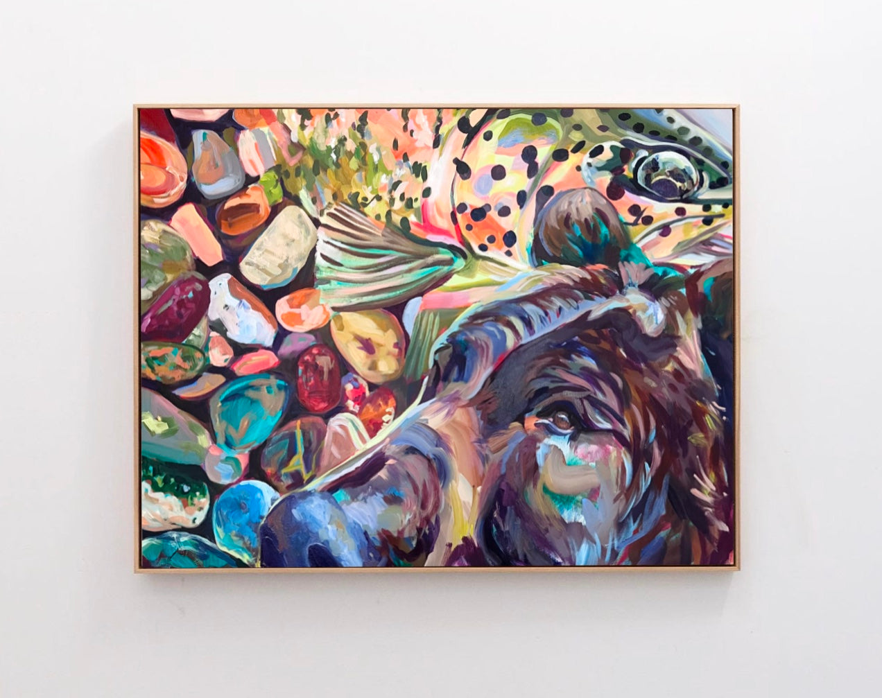 Visions of a Stream Bed Print