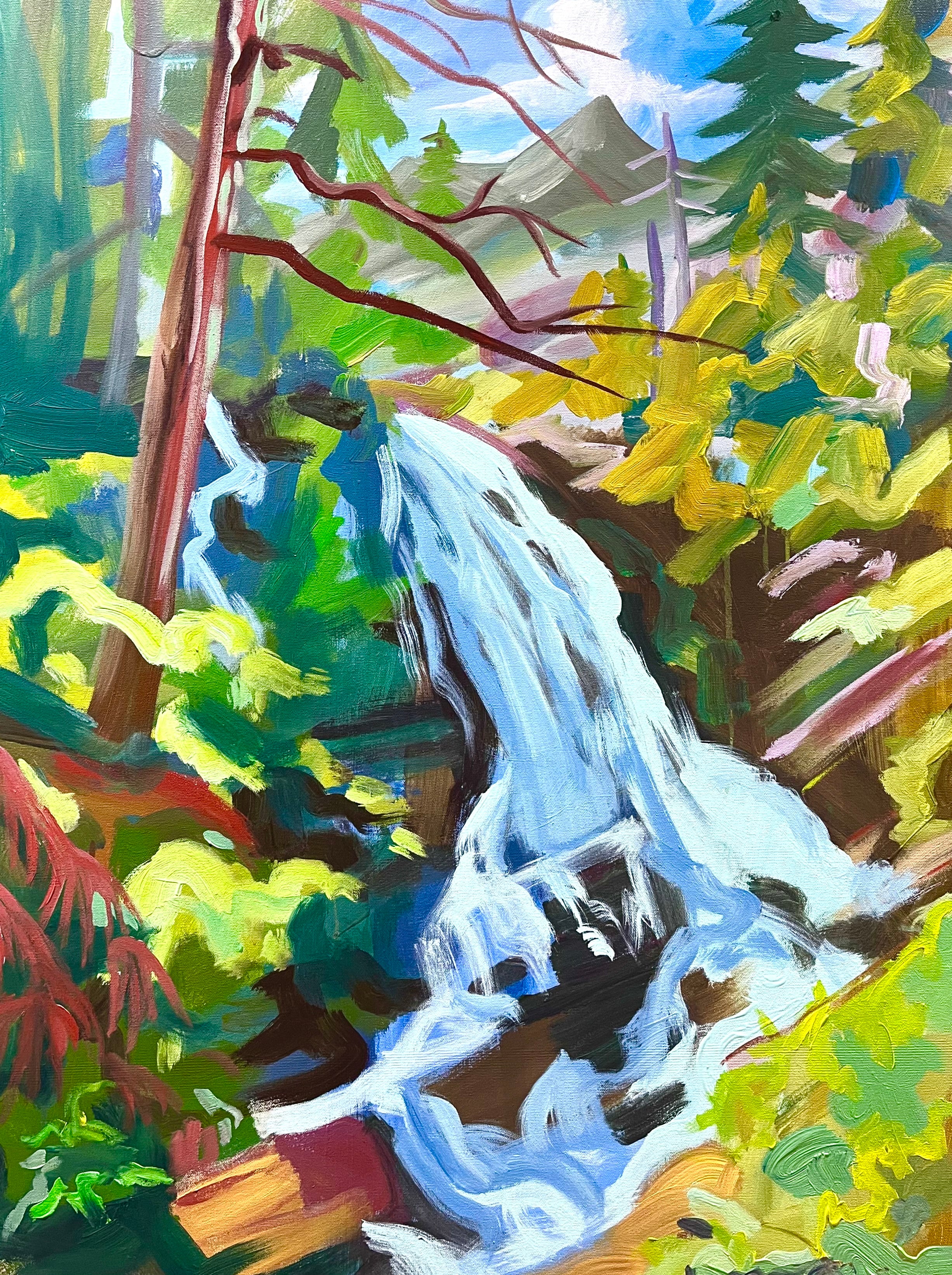 Backcountry Waterfall Print