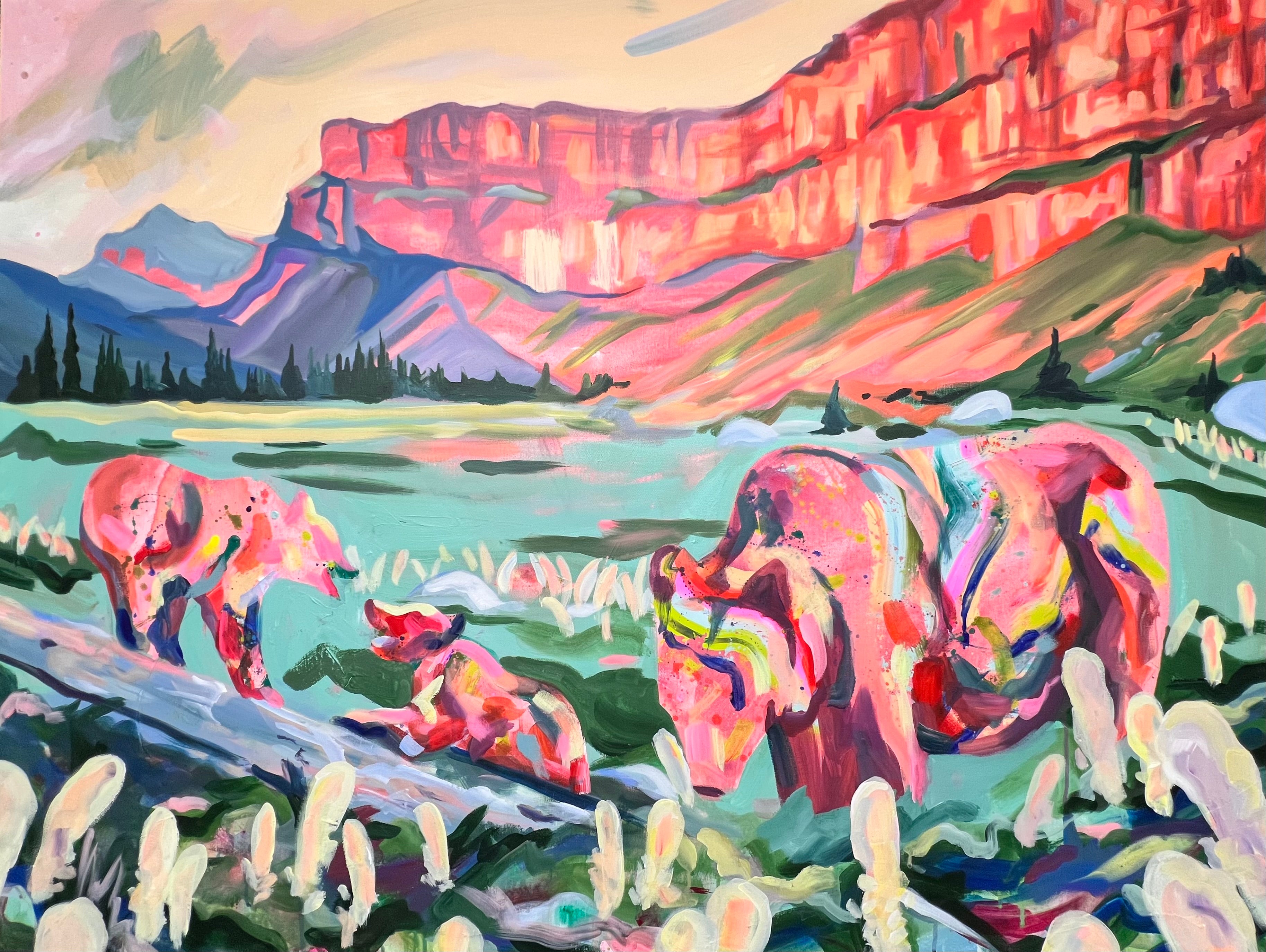 Grizzly Valley Print